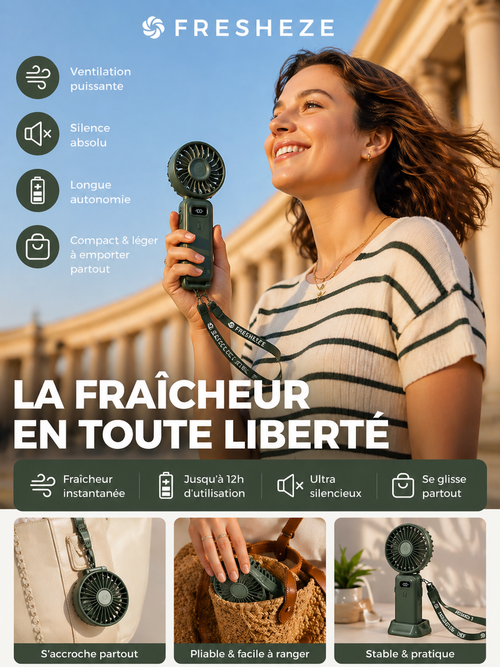 Fresheze DeepGreen©– Le Vent Nomade Anti‑Chaleur